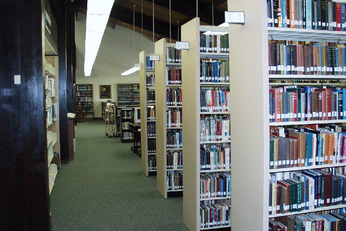 Trimble Library offers a wealth of printed materials.
