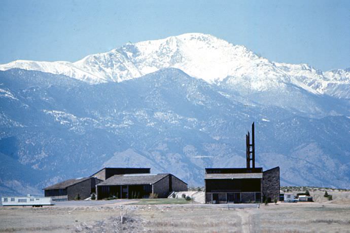 Another great shot of Pikes Peak with Leist and Williamson in the foreground.