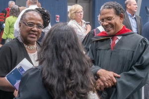 Prof. Warrington with NBC 2019 Graduate and wife, Jackie.