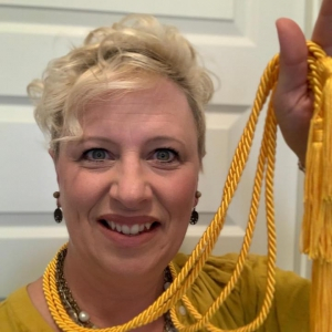 Kristie Selvidge With Her Honor Cords