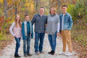 Pastor and Alumnus, B.J. Thelander and Family