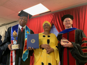NBC Graduate Corneille Kapuku Mubila, Pastor Bitshilualua & Dr. Dan Powers